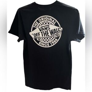 Vans Black Tee with Classic Logo